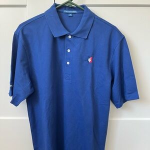 Men’s Royal Melbourne golf polo size medium: dark blue